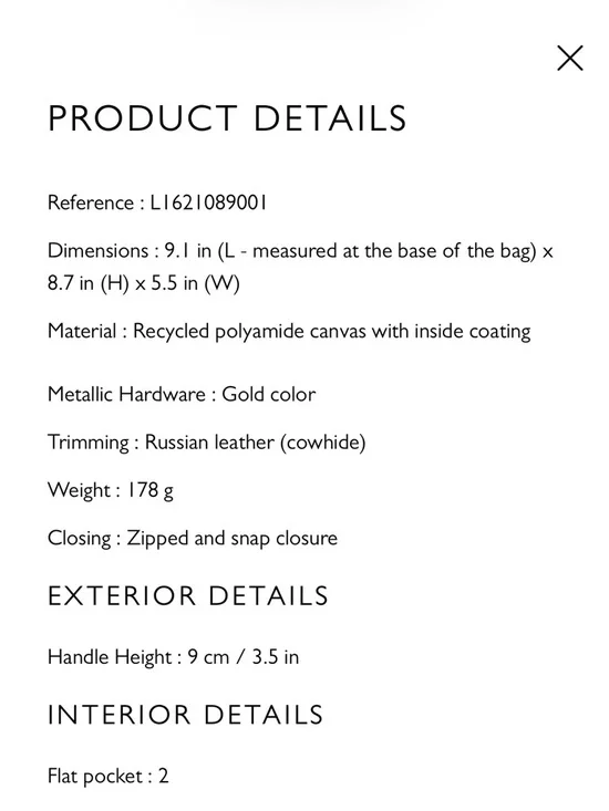 LONG CHAMP LE PLIAGE ORIGINAL S HANDBAG - Picture 8 of 8